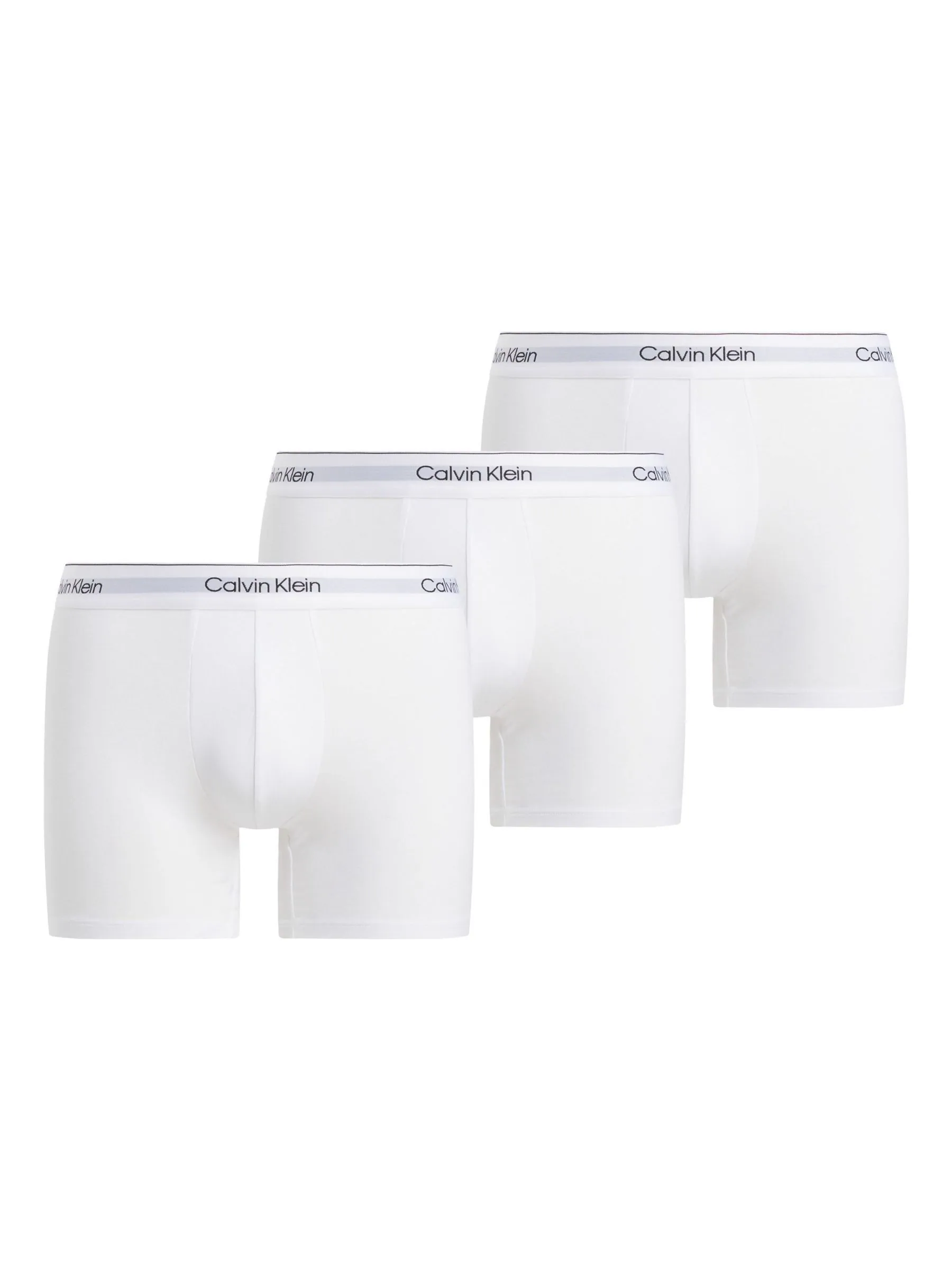 Wit - Calvin Klein Icon Cotton Stretch 3 Pack Boxer Briefs