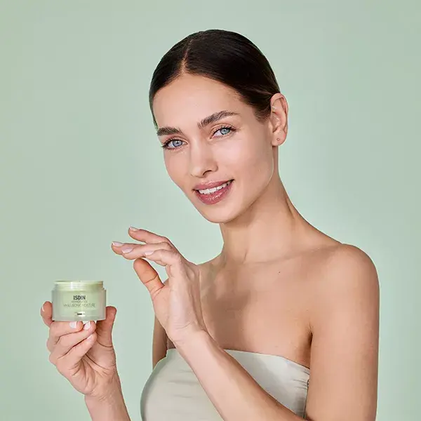 Isdin Isdinceutics Creme Hidratante Diurno com Ácido Hialurônico para Pele Oleosa 50g