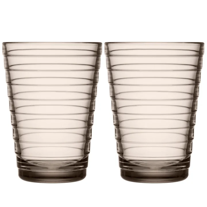 Iittala - Aino Aalto Longdrinkglas 33 cl, leinen (2er-Set)