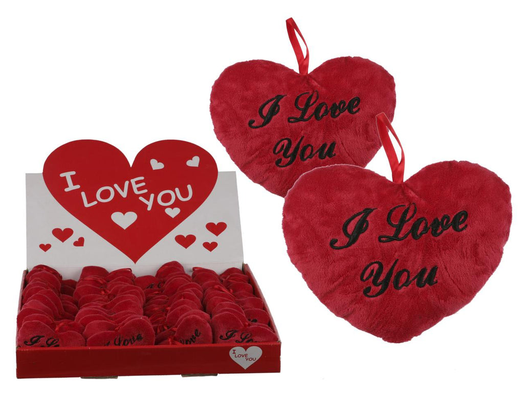 Peluche Coração Vermelho I Love You