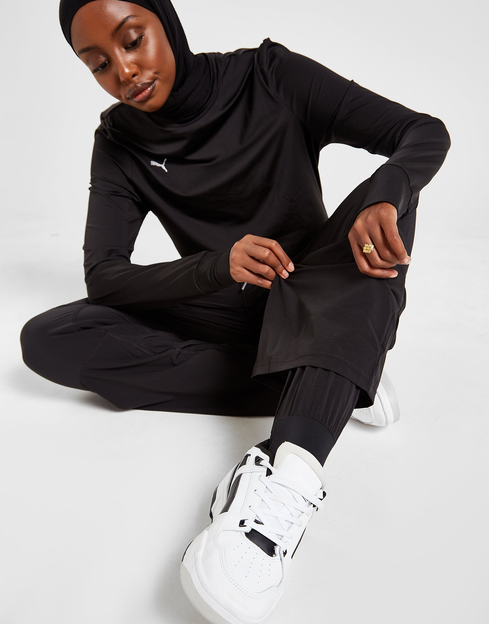 Puma Pantalon de jogging Modest Wide Leg Femme