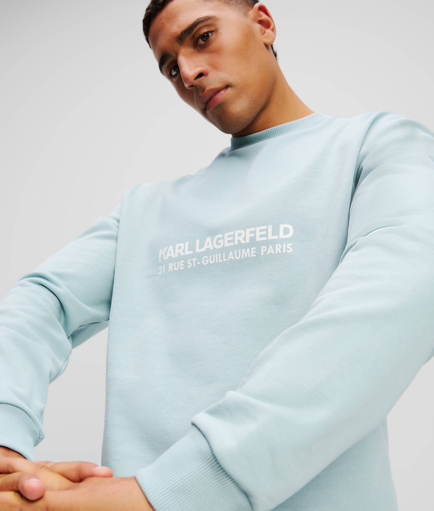 SWEAT-SHIRT RUE ST-GUILLAUME - Bleu