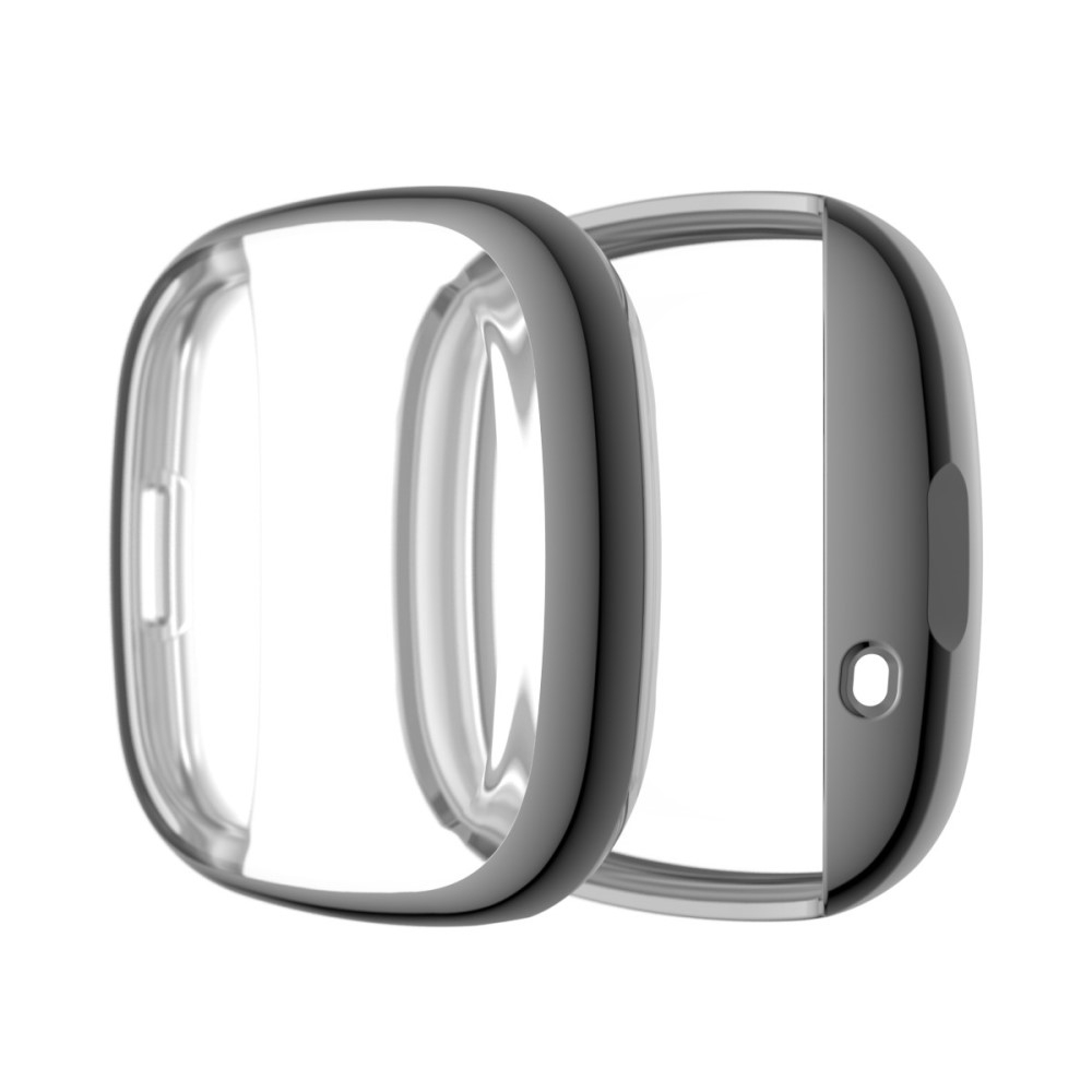 Fitbit Versa 3 / Fitbit Sense Gummi Bumper   Displayschutz - Grau