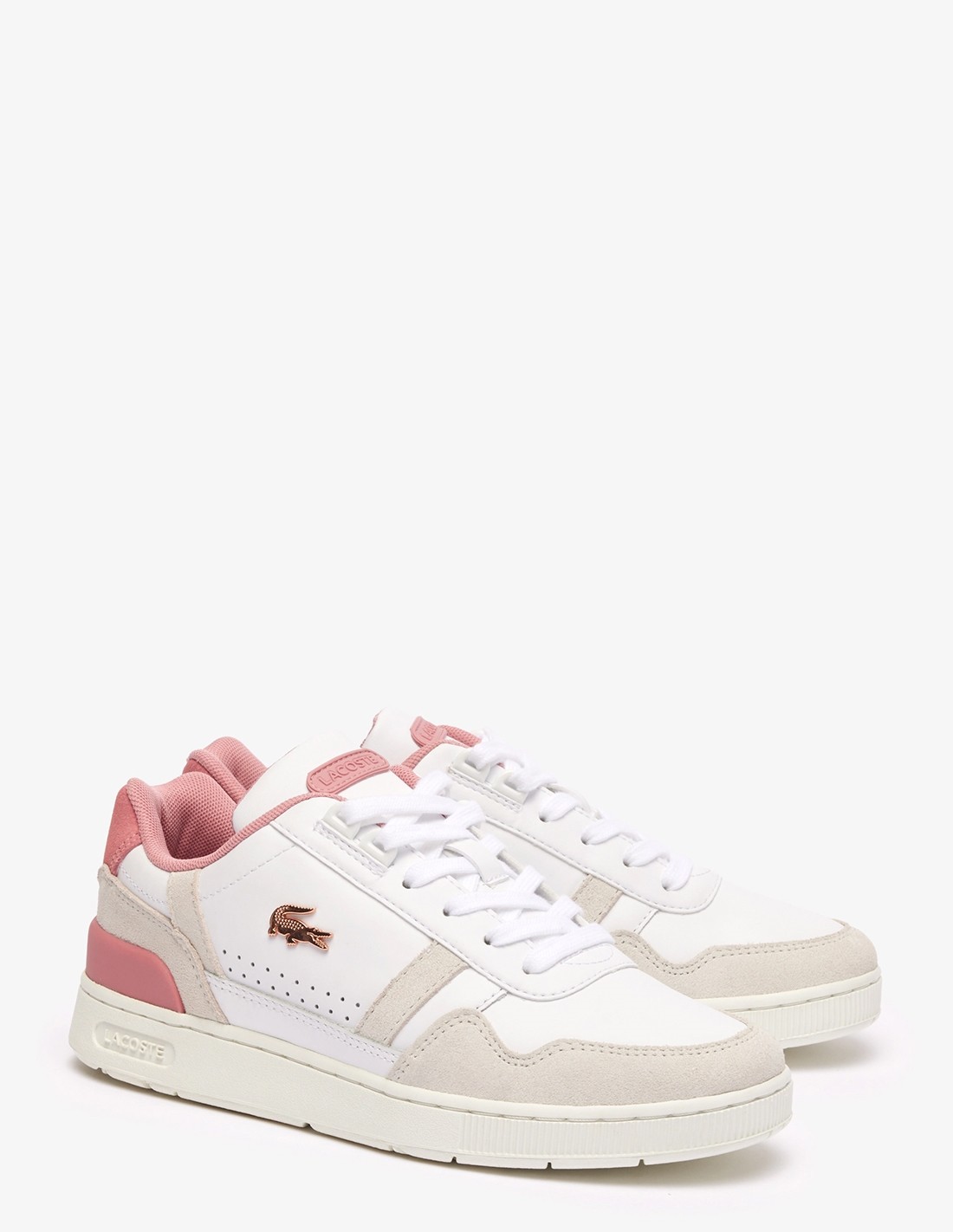 lacoste Basket de ville Femme t-clip 124 6 sfa blanc/rose