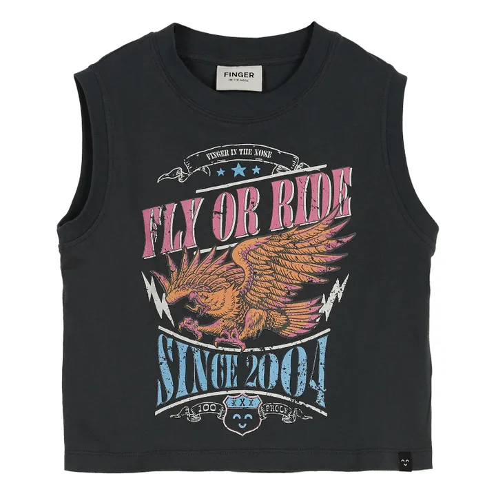 Finger in the nose T-shirt Janet Eagle | Noir