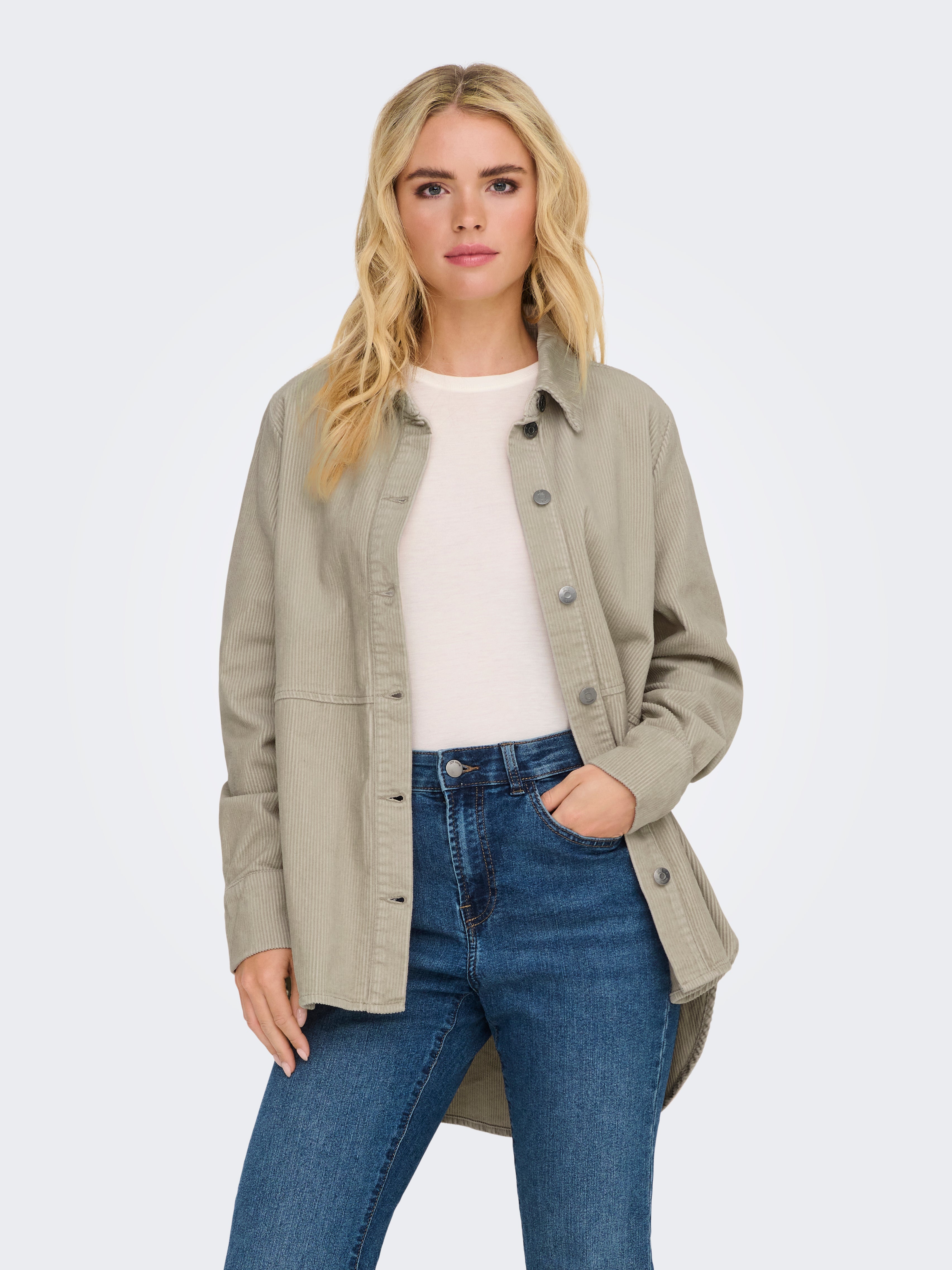 JDYSHIRAZ Hemd Simply Taupe