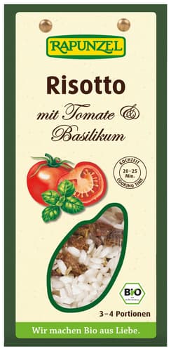 Rapunzel BIO Risotto mit Tomaten & Basilikum
