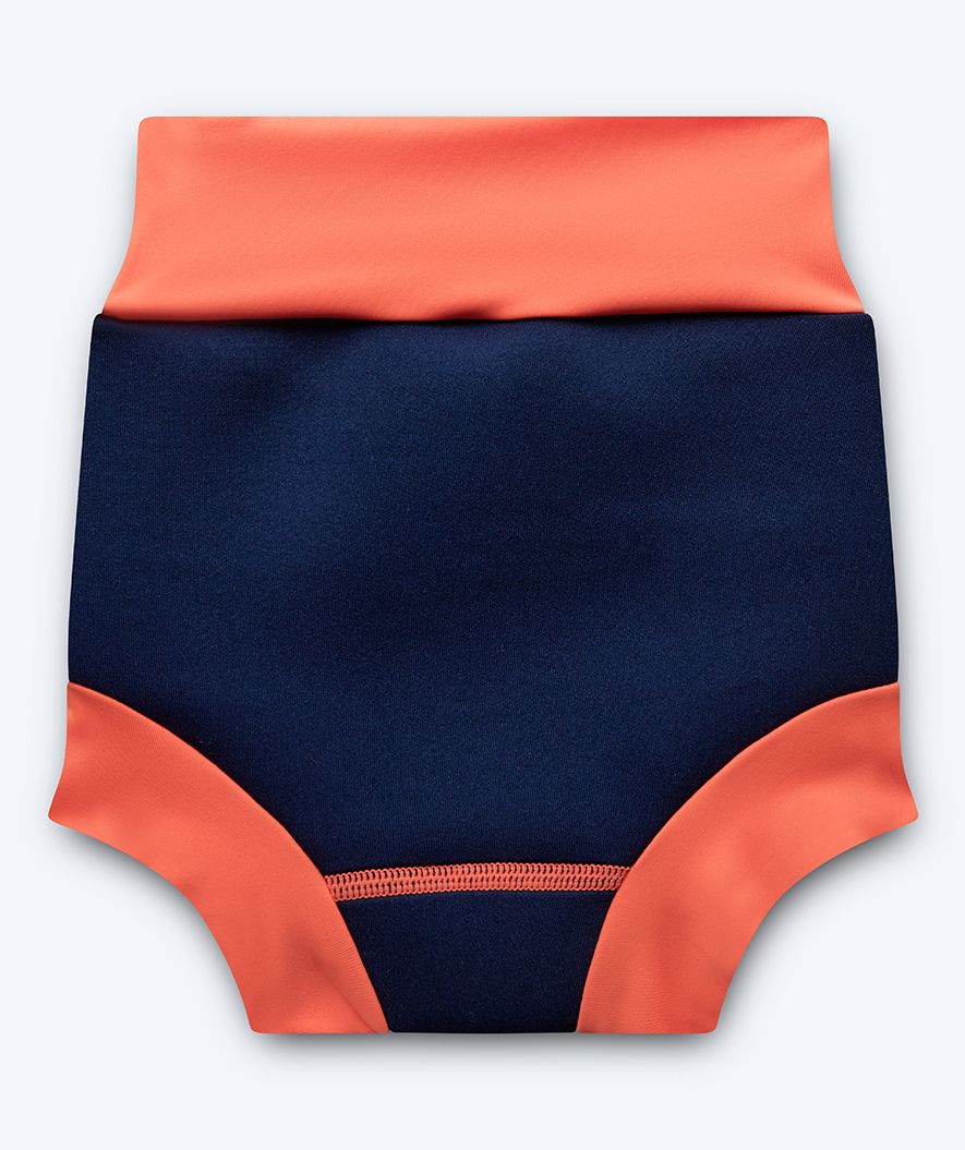Watery blebadebukser til børn - Neoprene Swim Nappy - Atlantic Orange