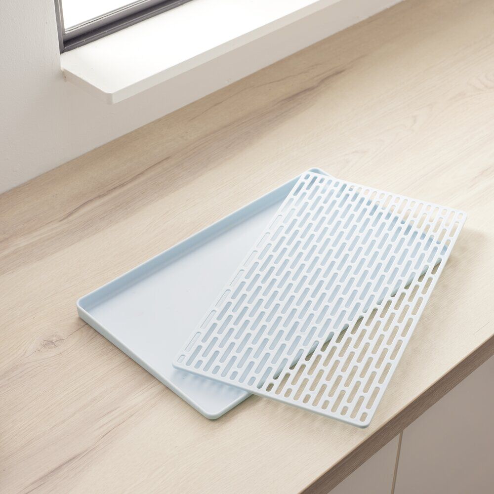Egouttoir à vaisselle avec support 40x22,6xH2cm