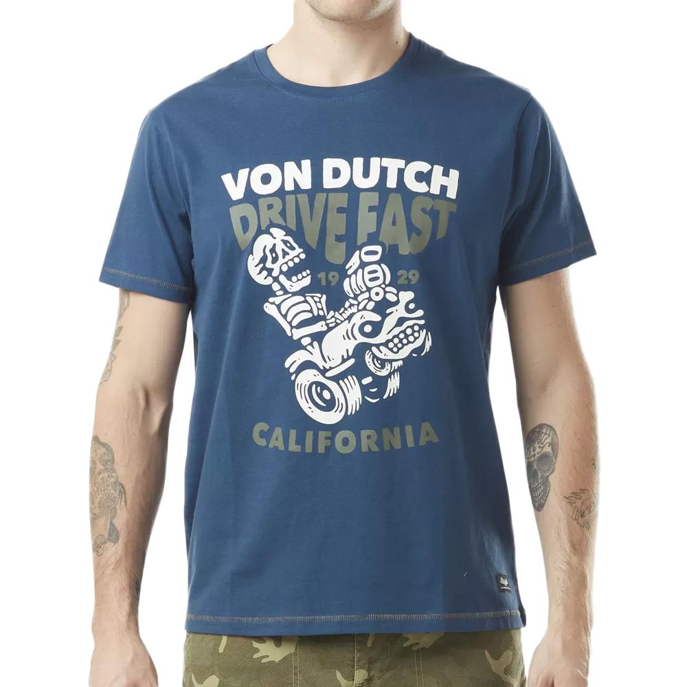 Von Dutch T-shirt Marine Homme Von Dutch Drive