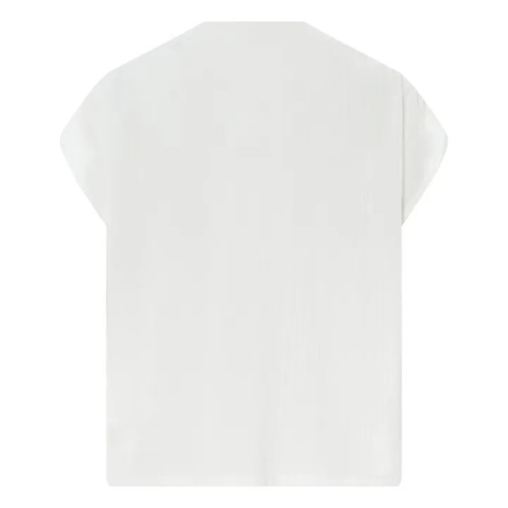Pomandère Blouse Gaze de Coton | Blanc