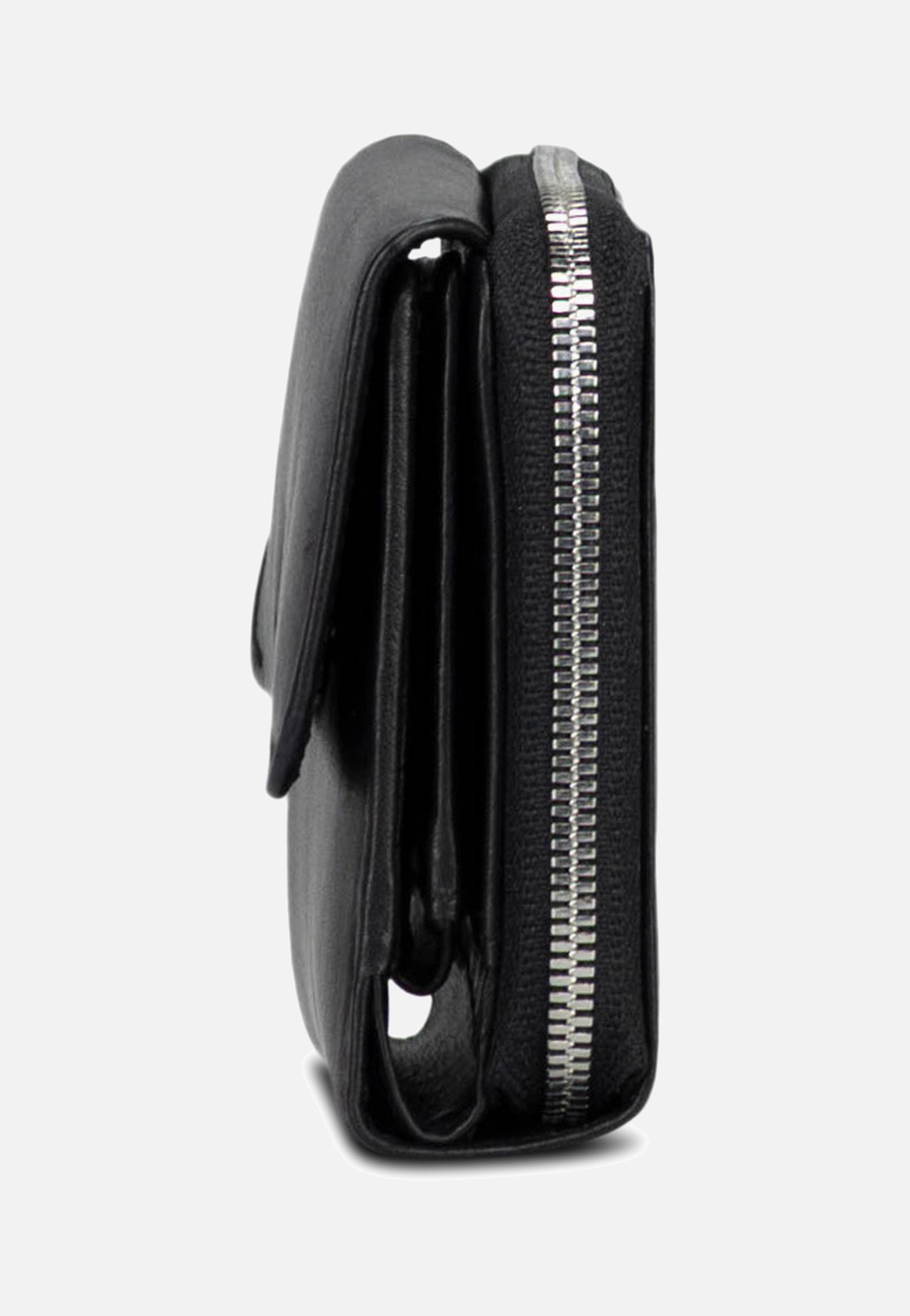 Odense Zip 6332 Medium Black - Portemonnaie