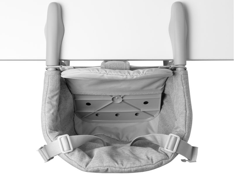COCON Tischsitz Grau Bequemer und kompakter Sitzschutz für Babys