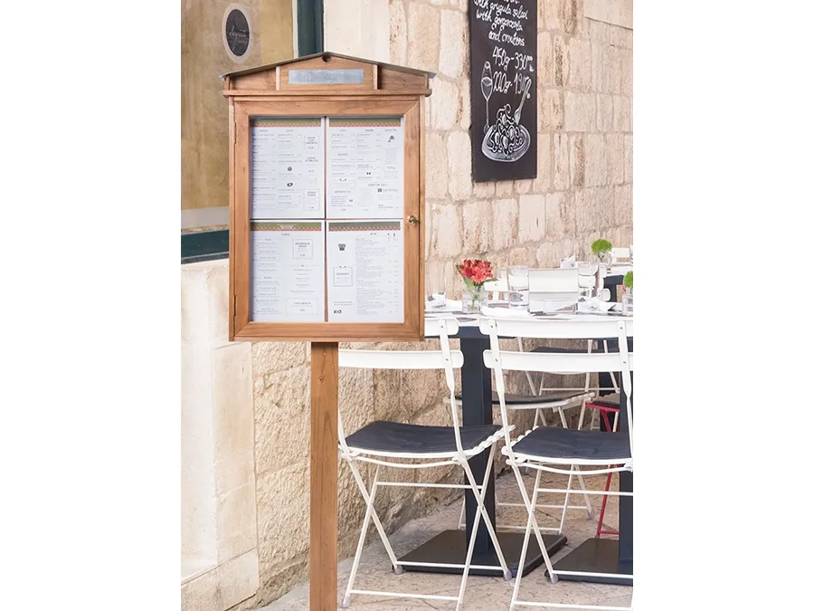 Securit® RUSTIC informationsstander