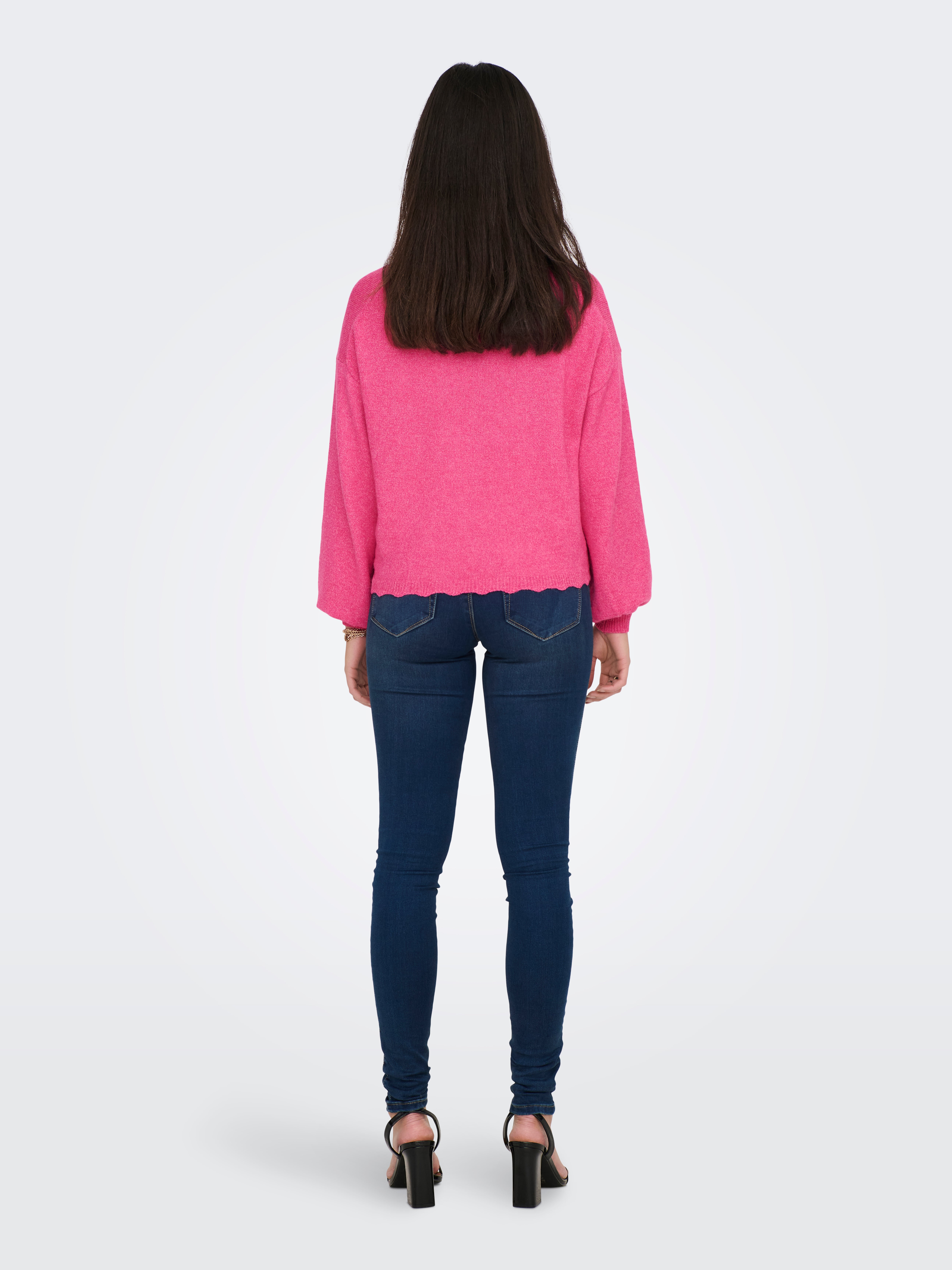 ONLRICA Strickpullover Fuchsia Purple