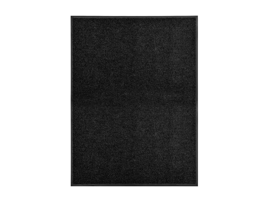 Paillasson lavable Noir 90x120 cm