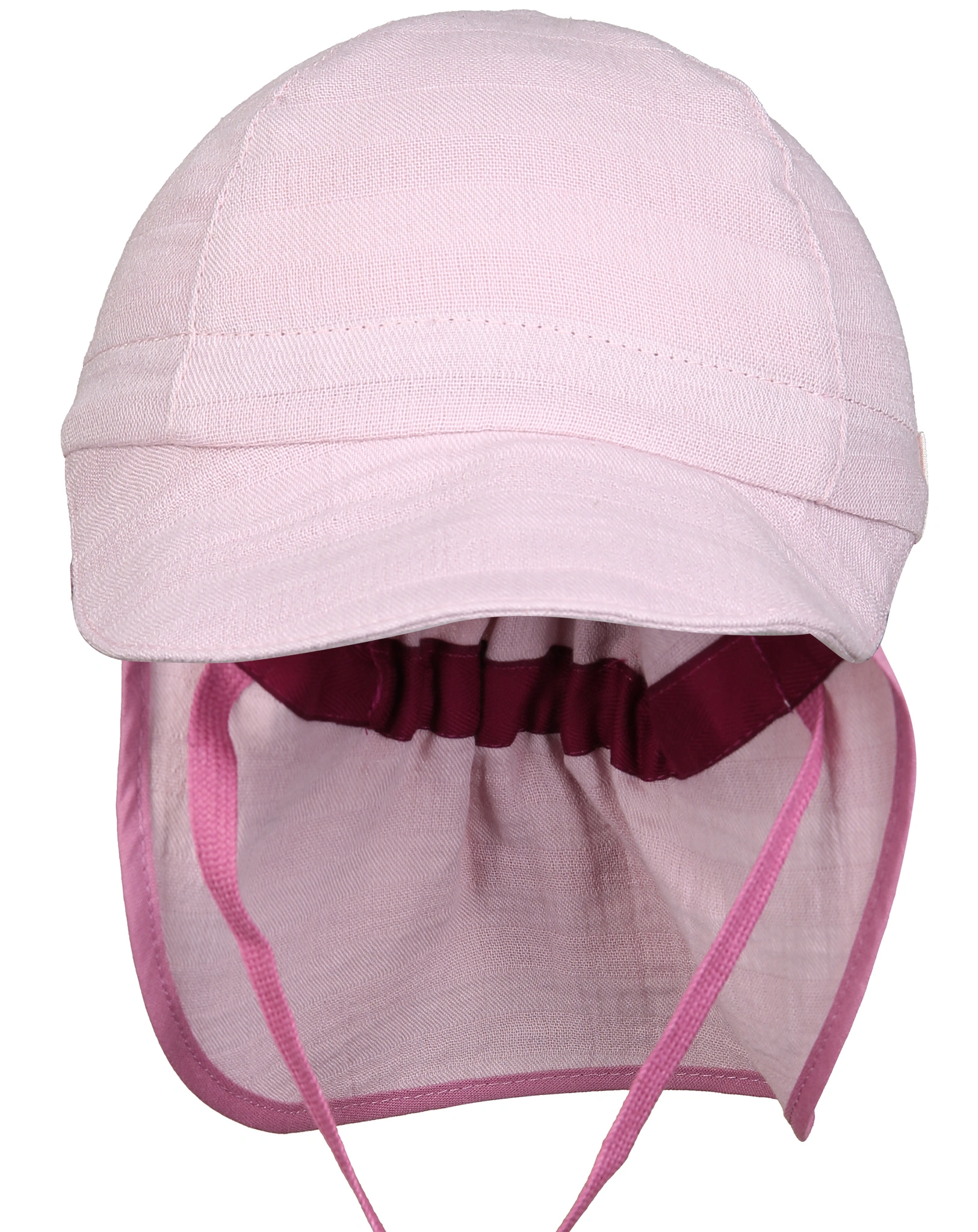 Schirmmütze TONY - MUSSELIN mit Schutz in  mauve