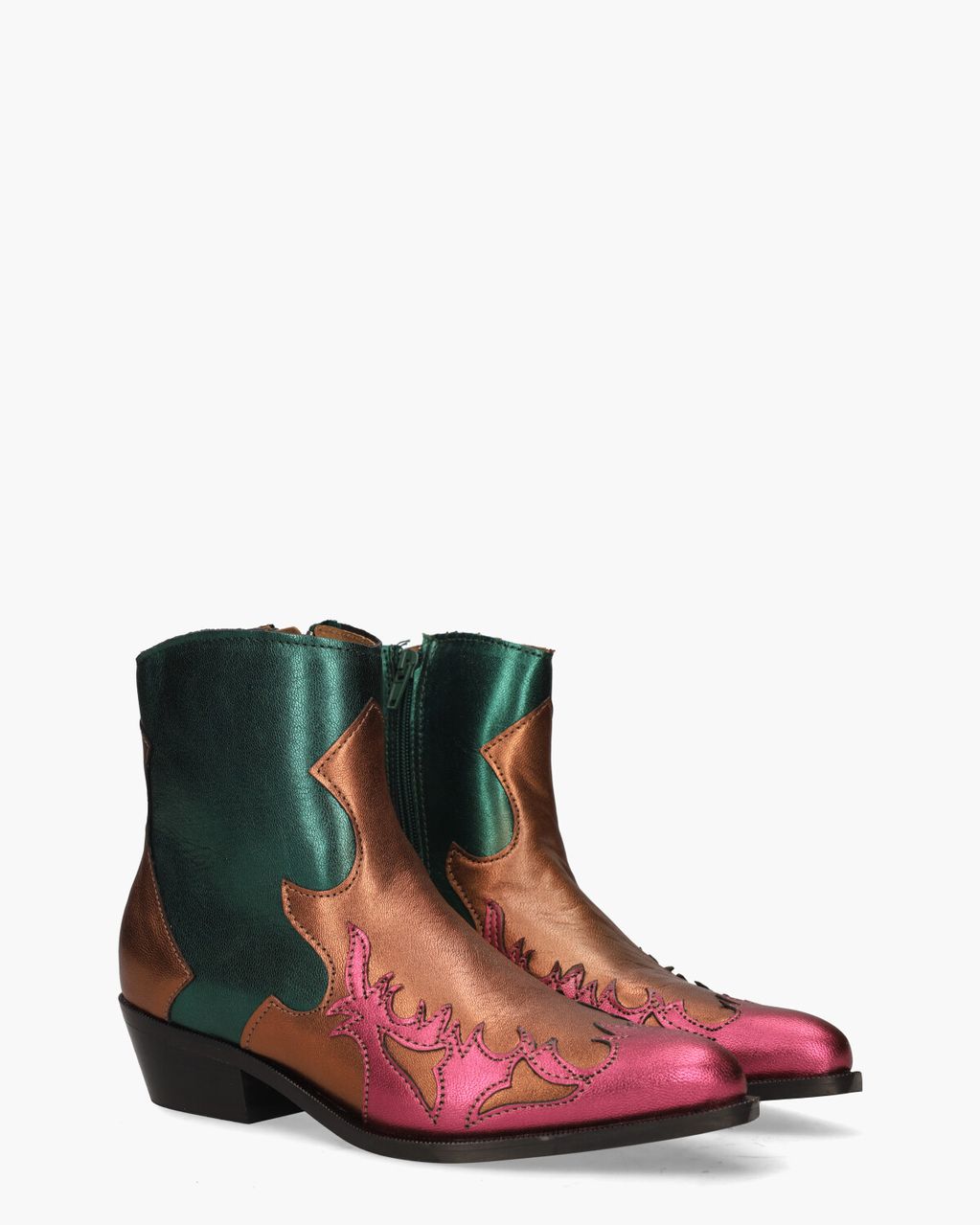 DWRS Label Monkey Multicolor Dames Enkelboots