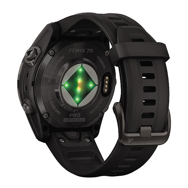 GARMIN - MONTRE GPS FENIX 7S PRO SAPPHIRE SOLAR TITANE