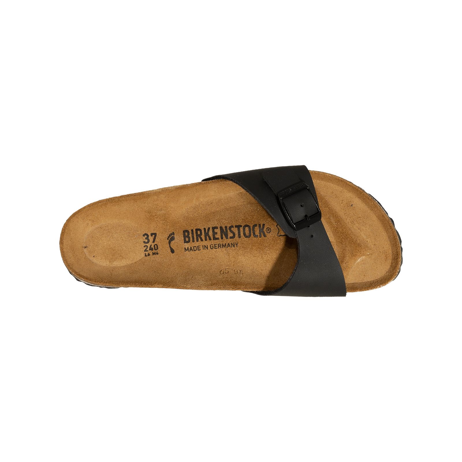 Birkenstock Madrid Birko-Flor schwarz schmale Weite