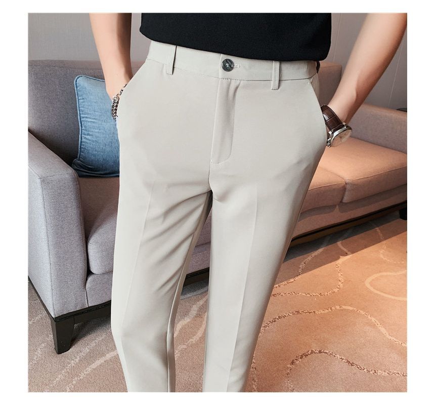 Deepwood - taps toelopende cropped pantalon