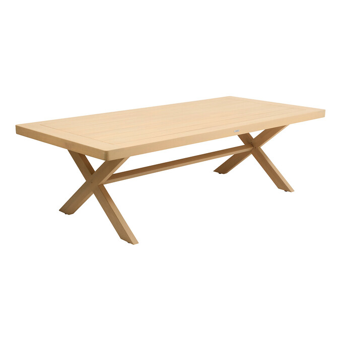 Ensemble table de jardin XENIA + 10 fauteuils TEMEIRA Eucalyptus