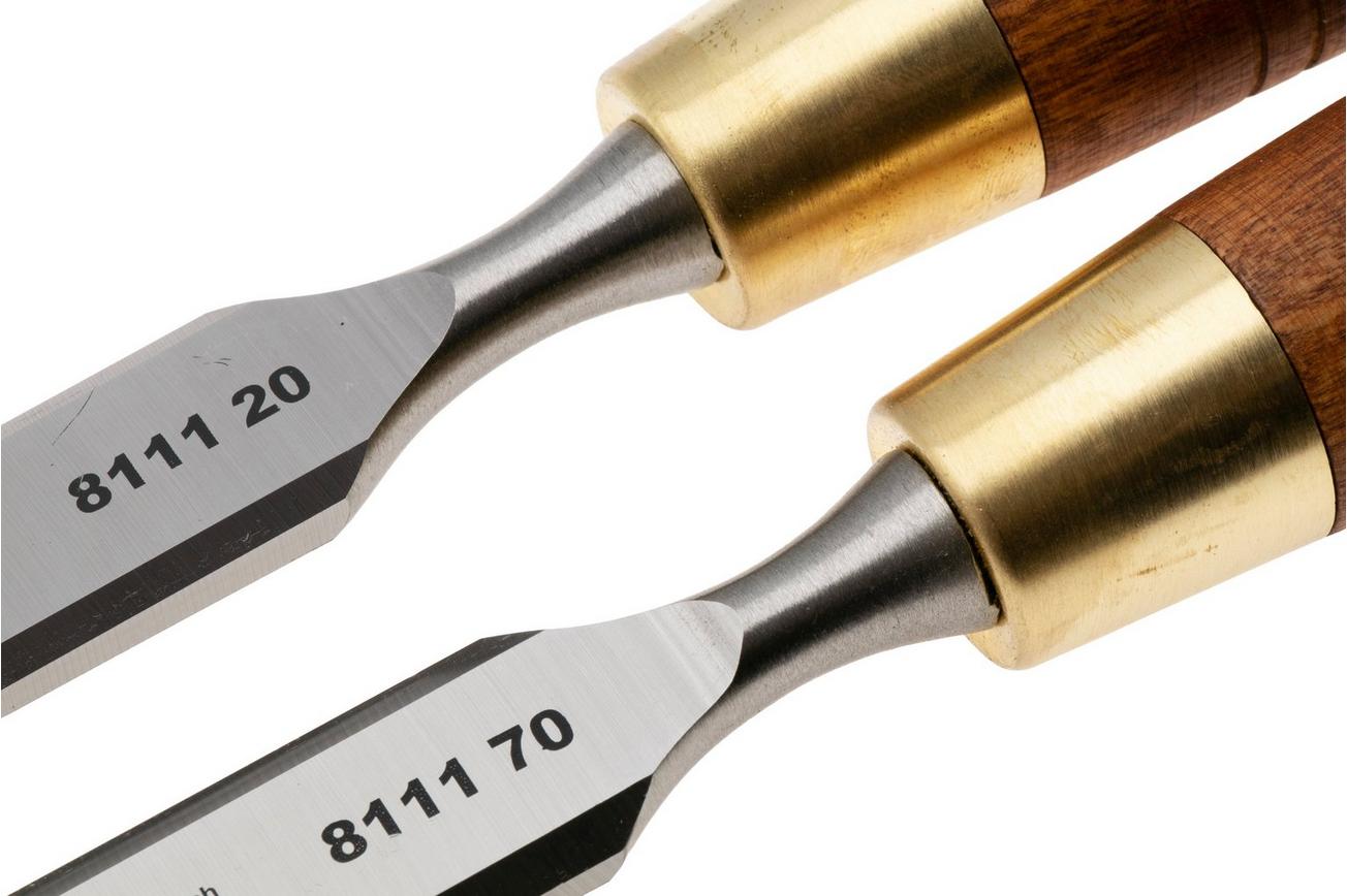 Narex Wood Line Plus Skew Chisel Set 851670, schuine beitelset 20 mm 30°, 2-delig