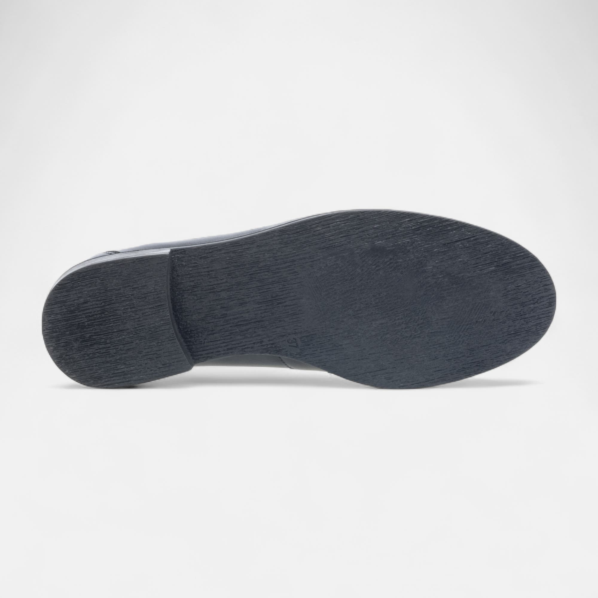 Mocassins Femme en cuir noir