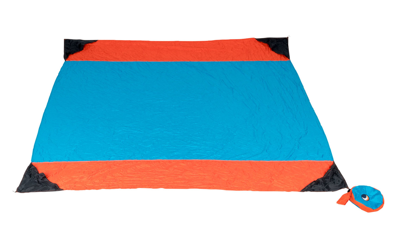 Ticket to the Moon Picknickdeck 213 x 213 cm Royal Blue / Light Blue