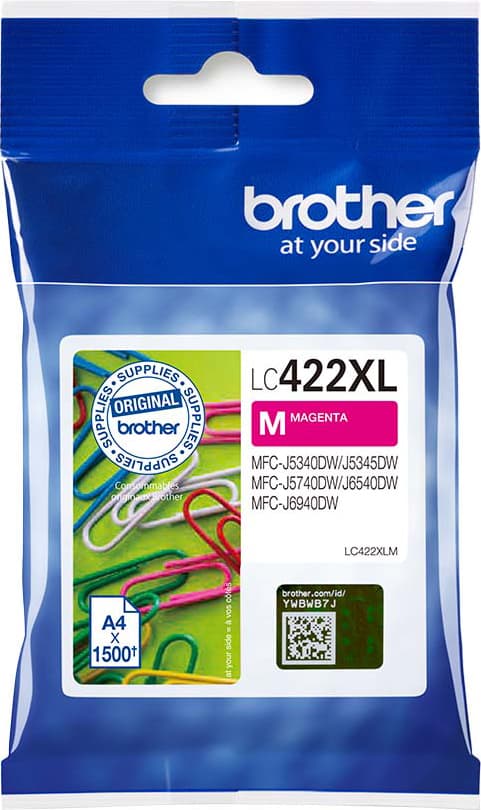 Brother LC422XL blækpatron (magenta)
