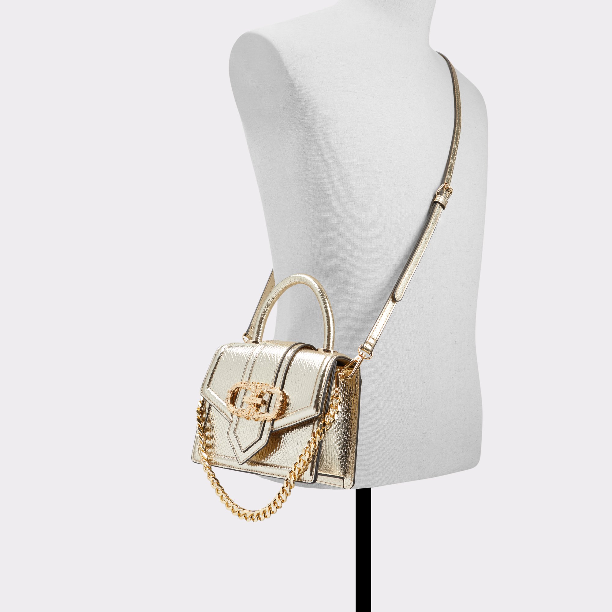 Theodoraa Gold Women Top Handle Bags