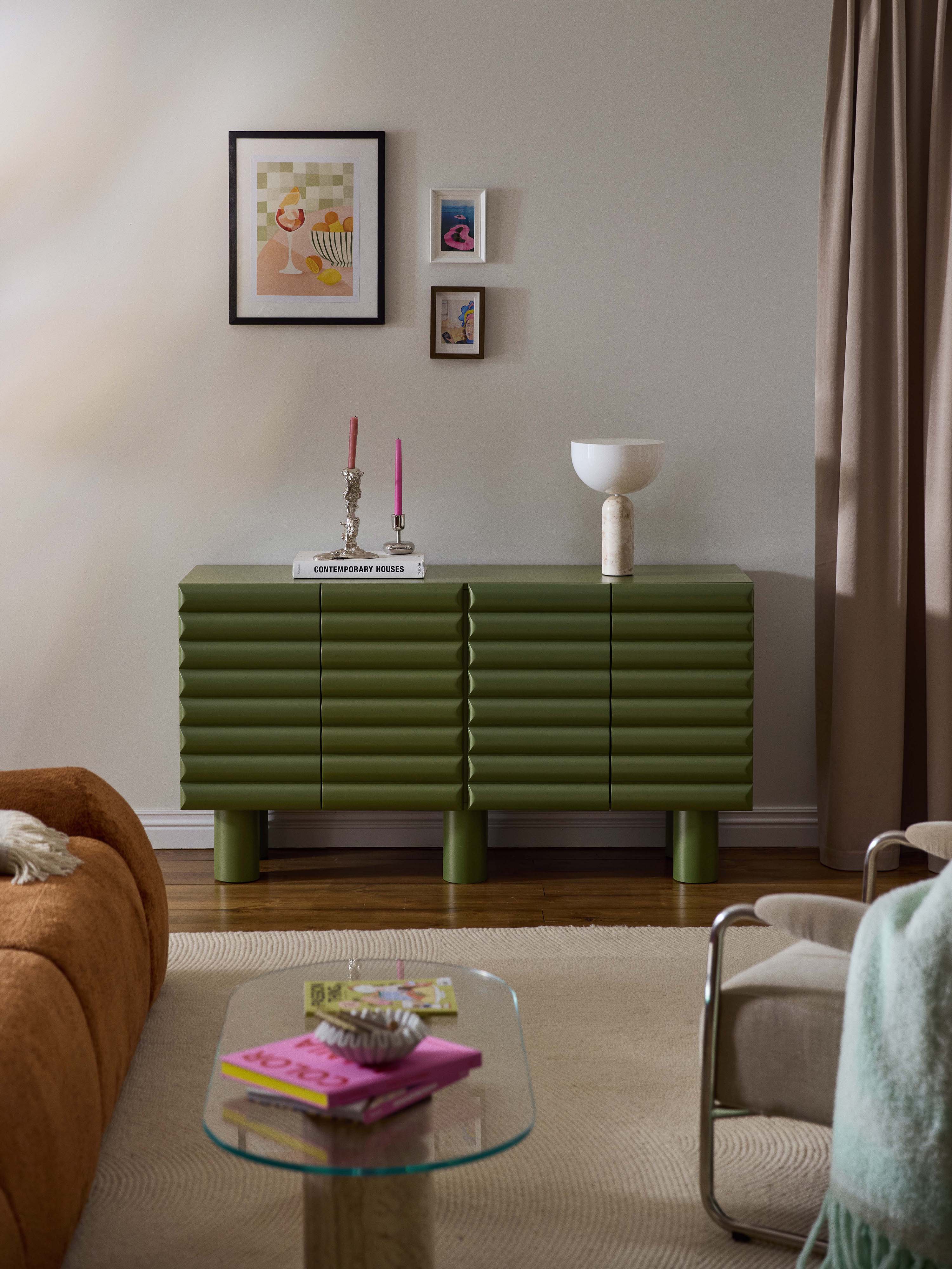 Dressoir Fana in groen