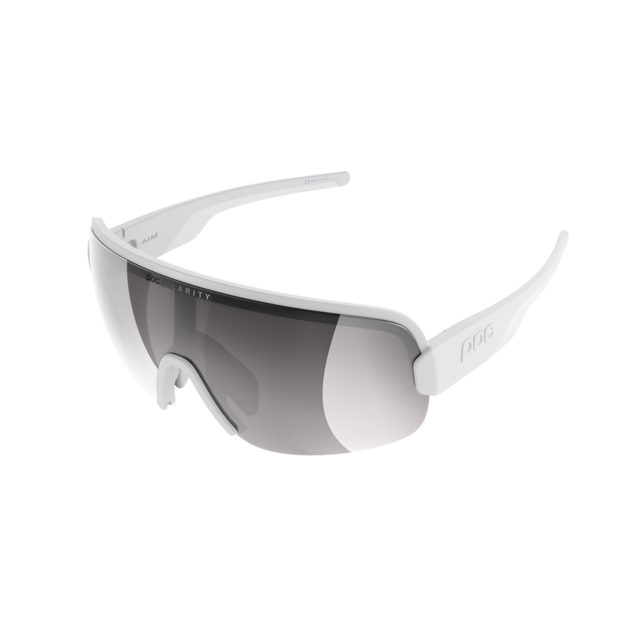 POC Aim Cykelbriller Hydrogen White Clarity Road Silver Mirror
