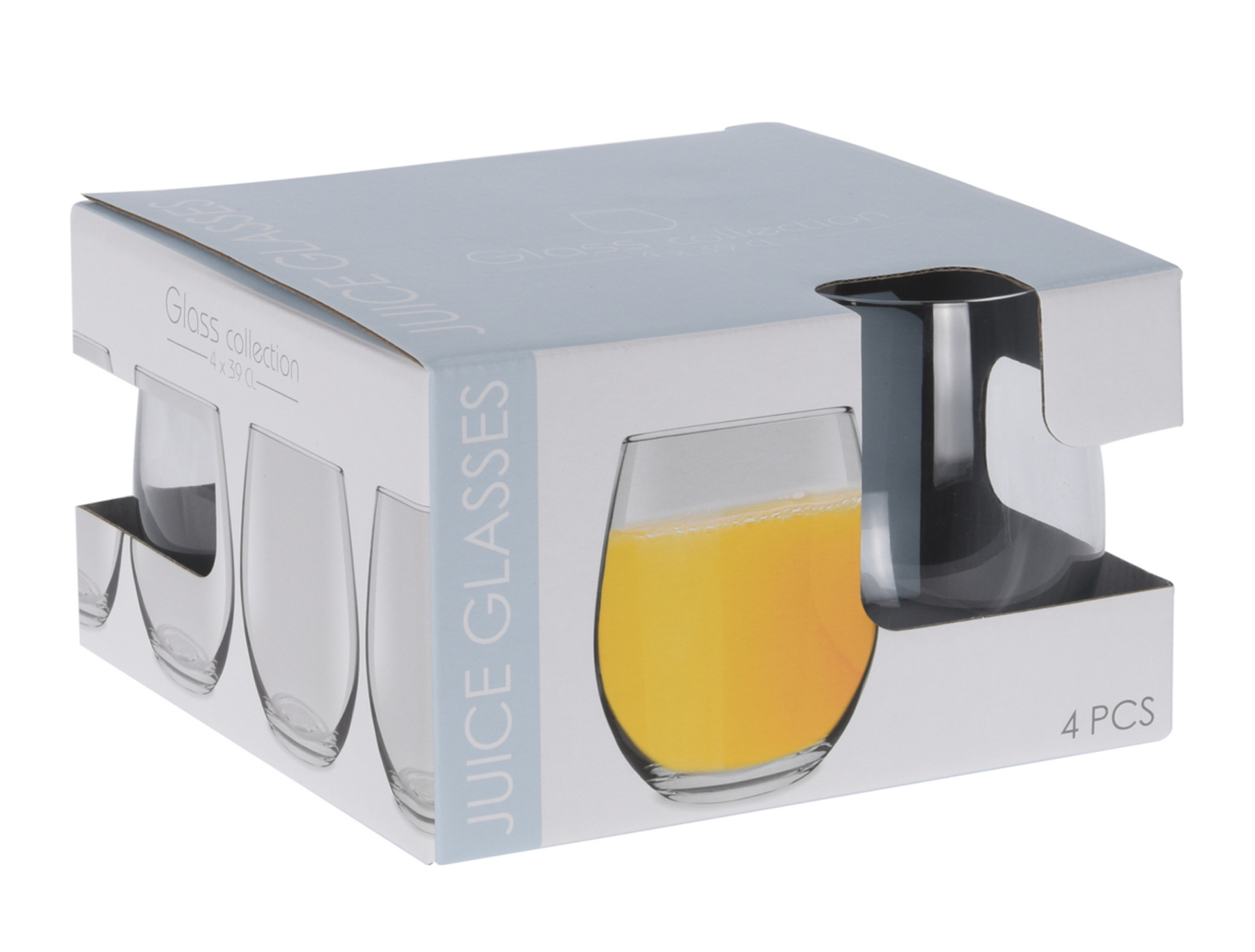 Trinkglas 4er Set 390 ml