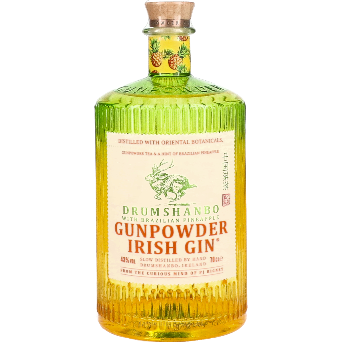 Drumshanbo With Brazilian Pineapple Gunpowder Irish Gin 70 cl