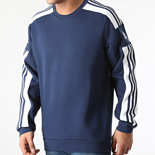 Sweat Crewneck A Bandes GT6639 Bleu Marine