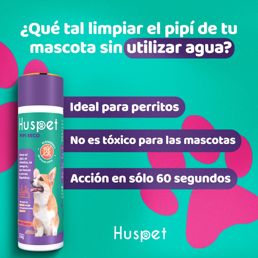 Huspet Dry Pee Sem Usar Água para Cães