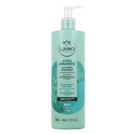 Laino lait corps hydratant Hydra Amande - Soin peaux sèches