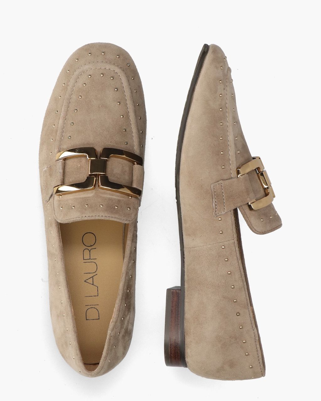 Di Lauro Catrina Taupe Damesloafers