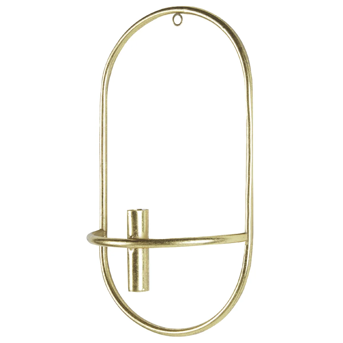 Beliani Bougeoir CAVIANA Doré (Set de 2)