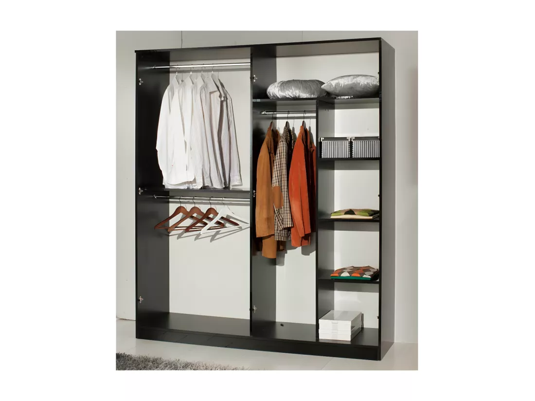 Chambre Complète 180x200 Laqué Blanc Brillant - AREZZO