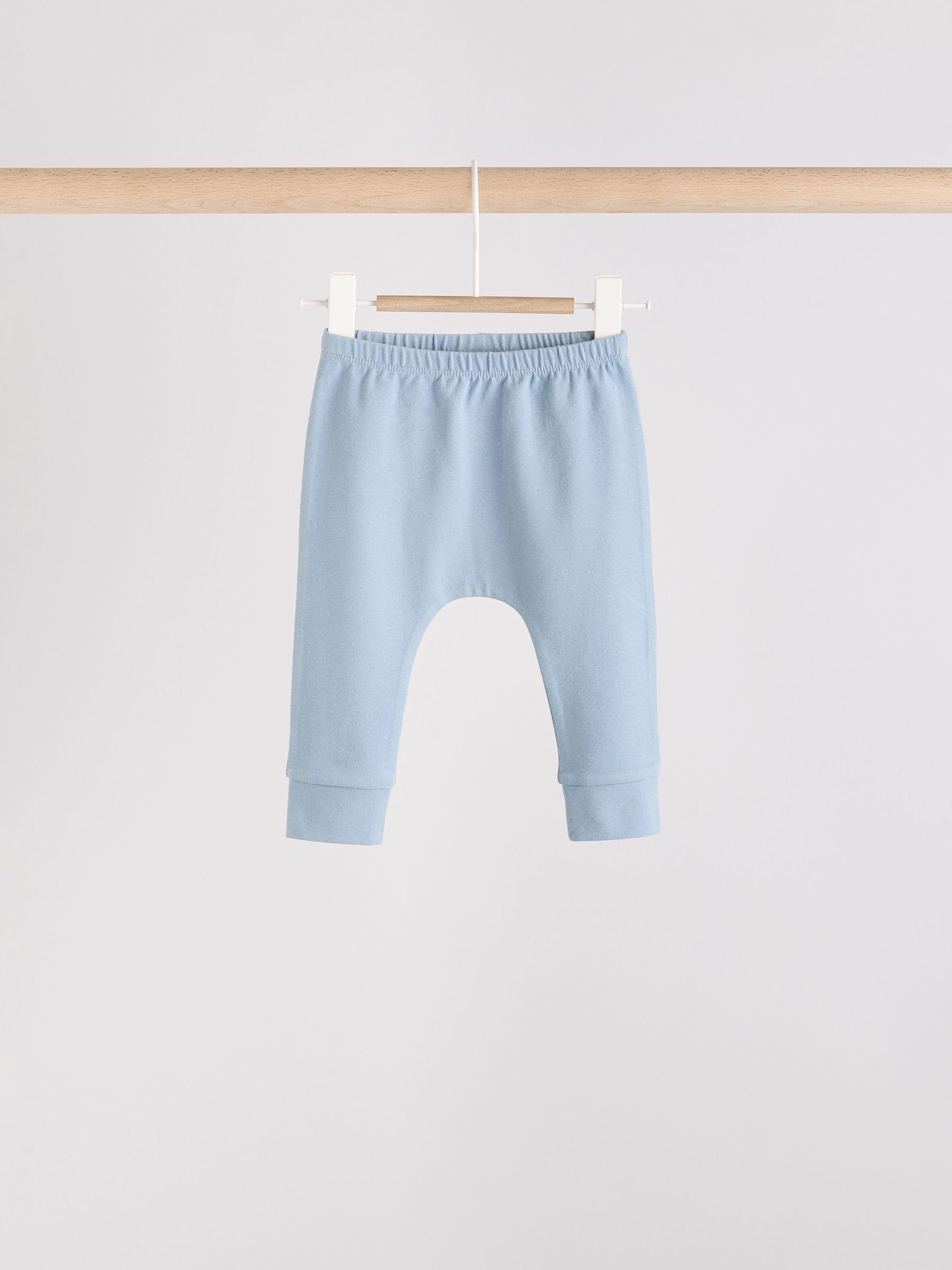 Blauw - Verpakking van 4 babyleggings (0 mnd -3 jr)