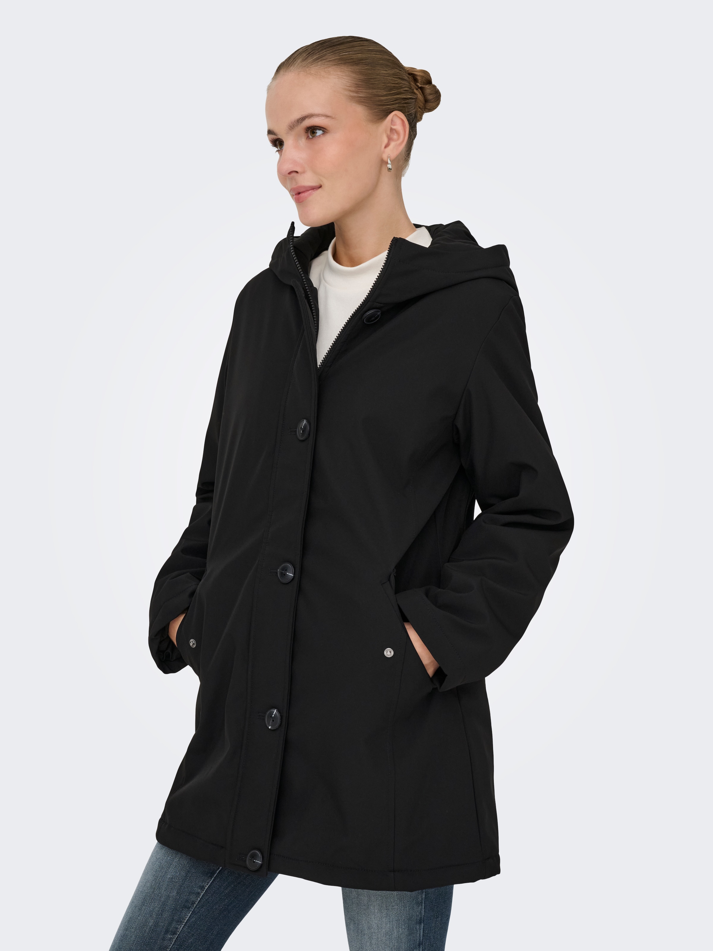ONLY Parka »ONLOLIVIA LIFE PARKA COAT CS OTW« mit Kapuze