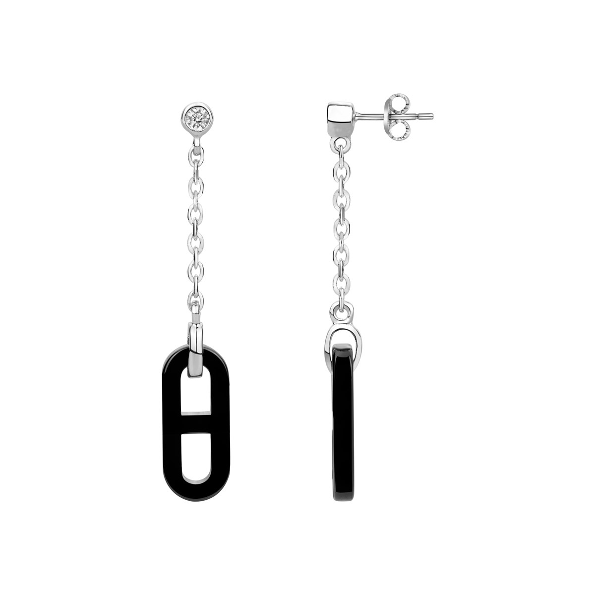 Boucles d'oreilles pendantes en Argent
