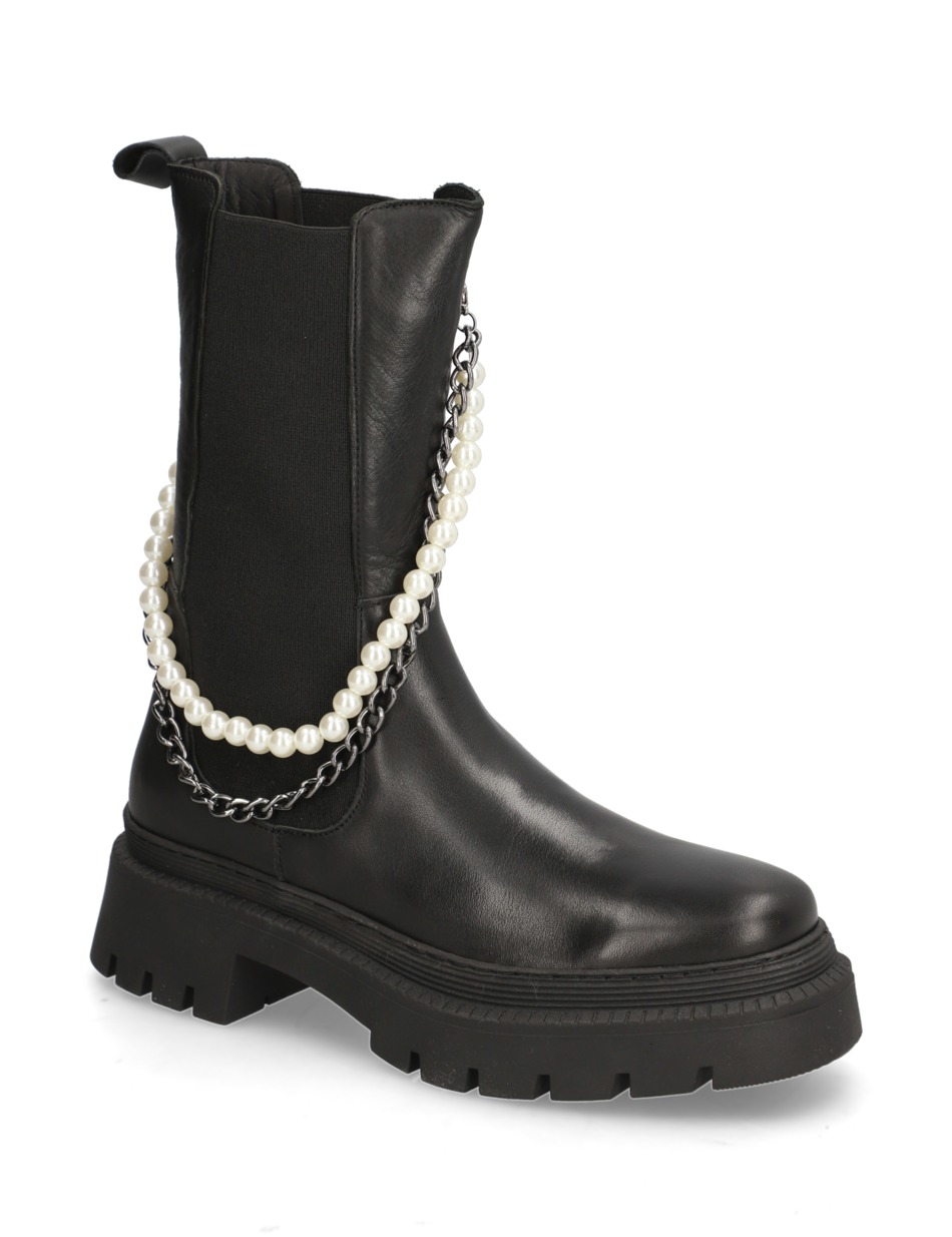 Glattleder Chelsea Boot