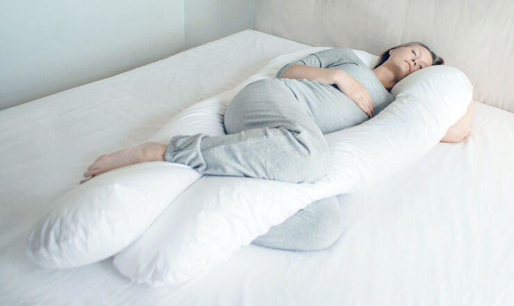 Fossflakes Fossflakes U-Pillow, SR incl. White Jersey Cover Ws
