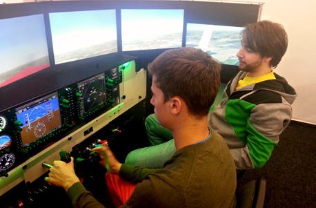 Flugsimulator Cessna 182 in Dortmund als Geschenkidee