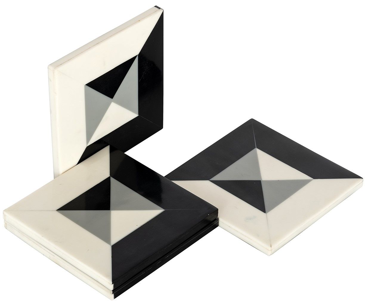 Onderzetters 212089 Louel B10 x D10 x H0.8 cm