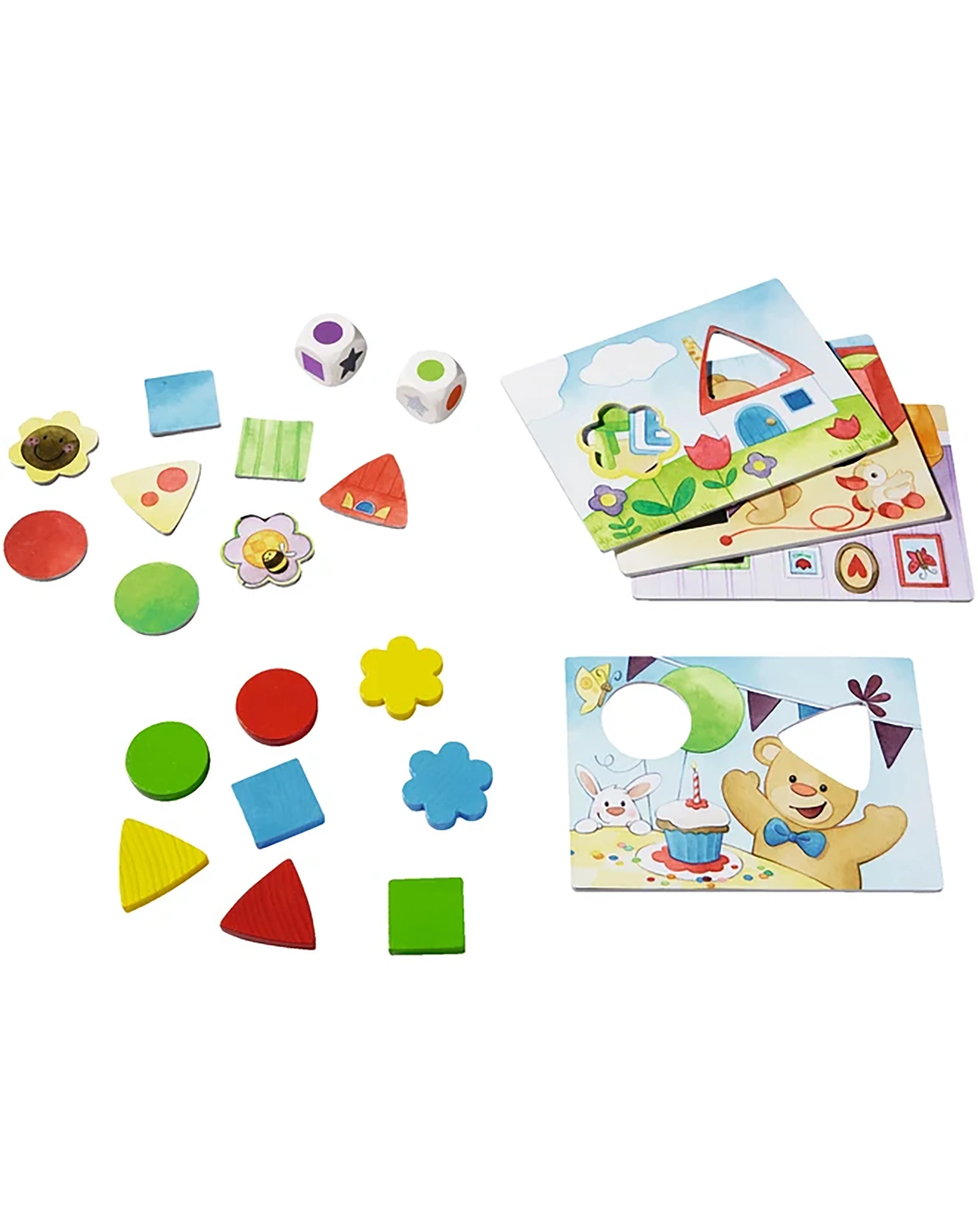 Spiel Teddys Farben & Formen in bunt