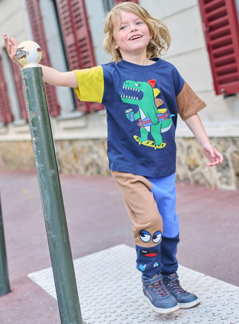 Bas de jogging multicolor pour garçon